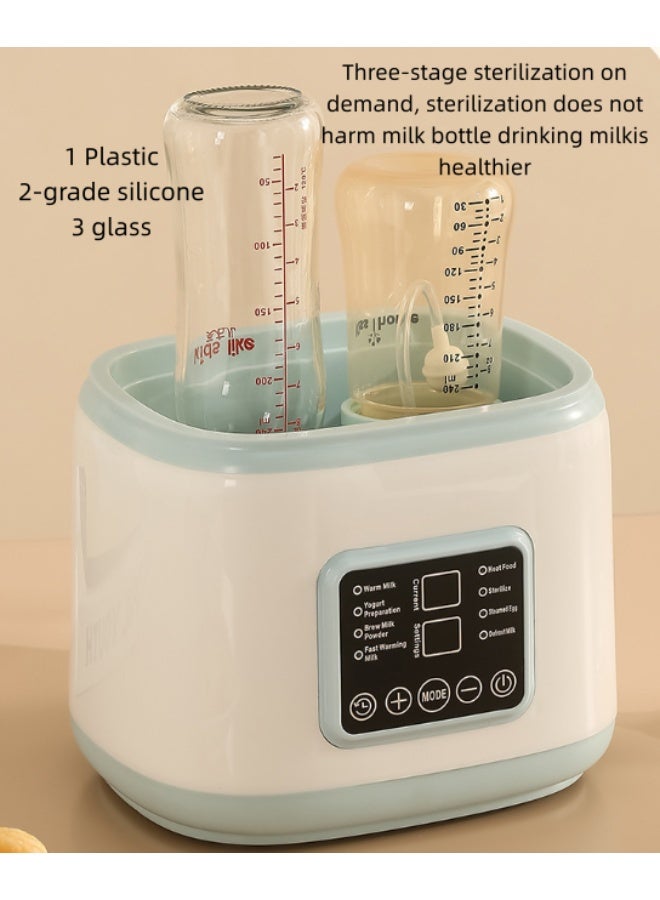 MIXDE Baby Bottle Heater with LCD Touch Screen and Remote Control, 24-Hour Constant Temperature, Automatic Shutdown, Fast Heating of Milk, Steam Sterilization, Suitable for Heating and Thawing Baby Food - Image 3